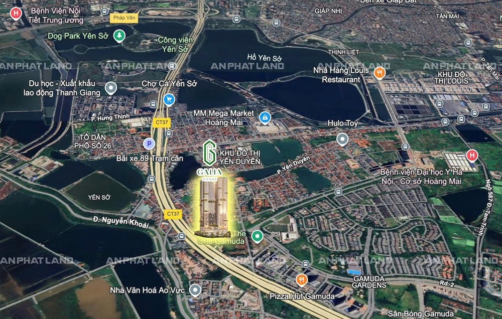 Galia Hà Nội – Tâm Điểm Sống Mới Của Khu Nam Thành Phố 6 Vị trí dự án Galia Hà Nội tại cửa ngõ phía Nam