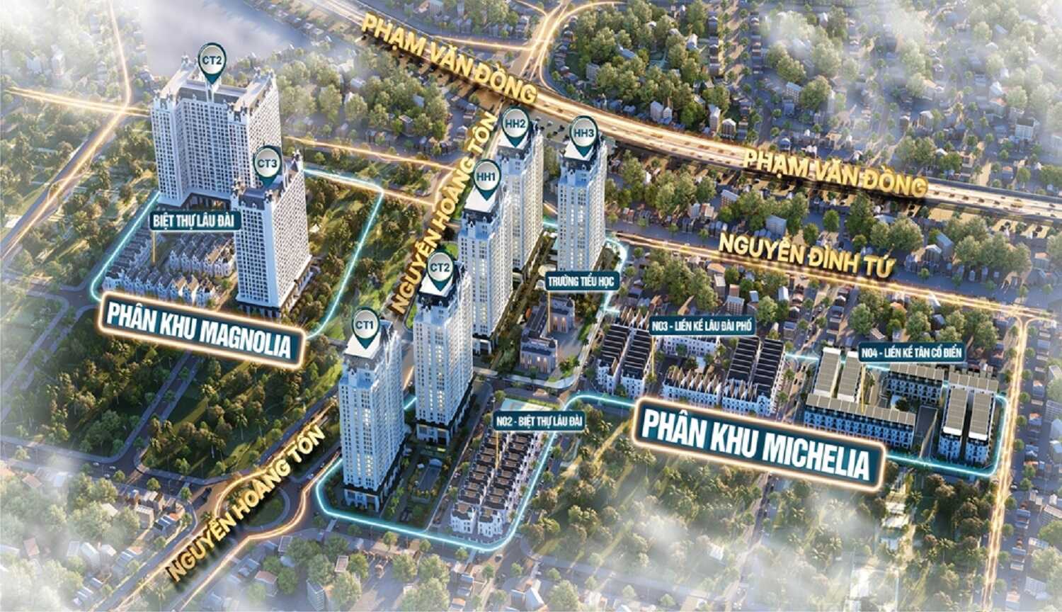 Vị trí vàng kết nối đồng bộ chung cư Jade Square