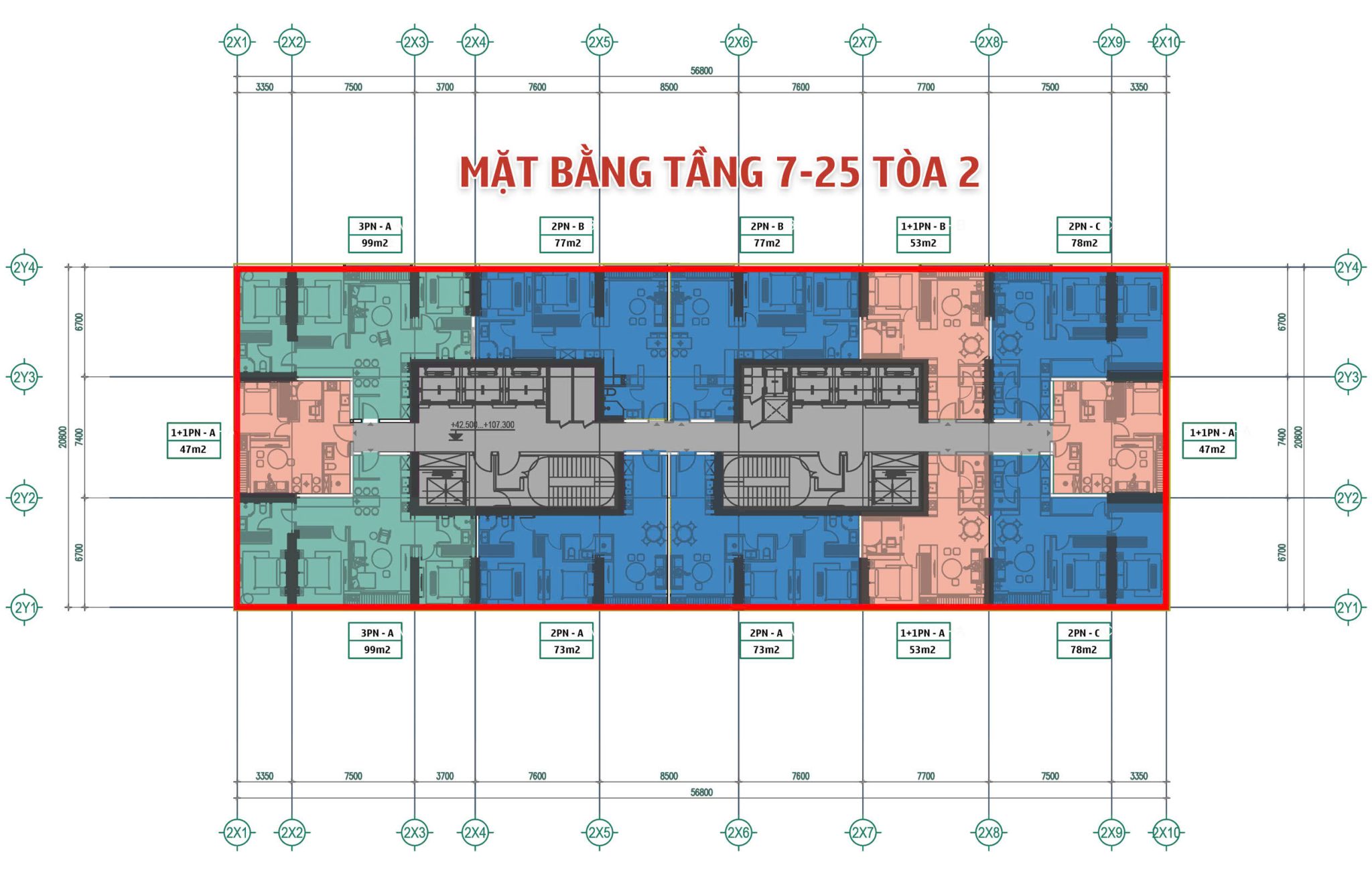 Mặt bằng Sun Grand City Cầu Giấy – Tối ưu công năng và tầm nhìn